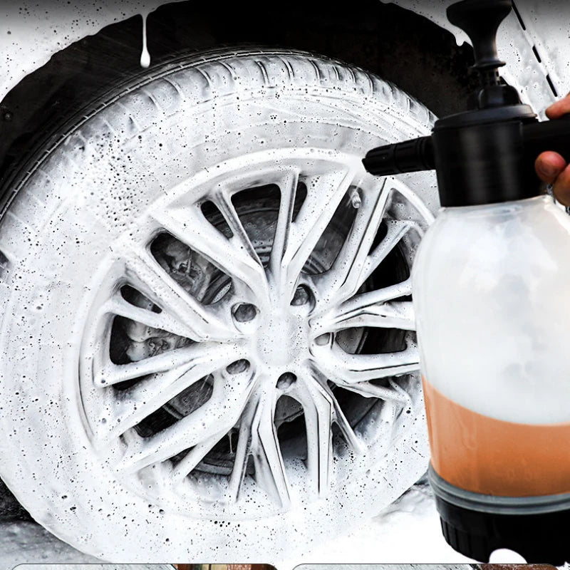 2L Manual Foam Car Wash Spray Bottle