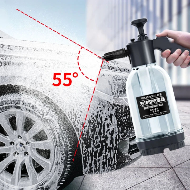 2L Manual Foam Car Wash Spray Bottle